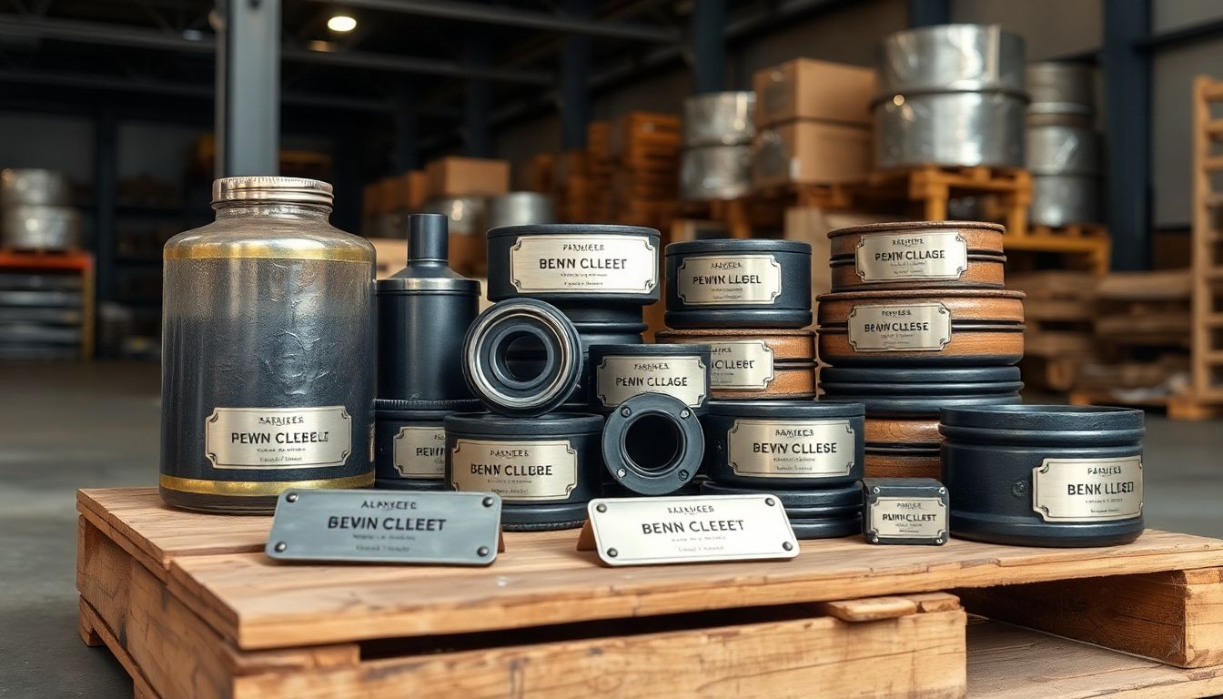 Etiquetas de Peltre Personalizadas